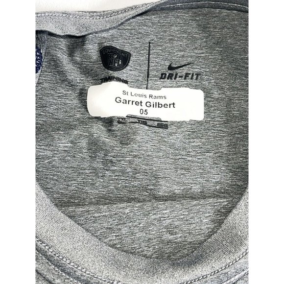 St. Louis Rams Player Worn Tank Top Nike NFL Garret Gilbert Practice Shirt Large - Picture 3 of 5